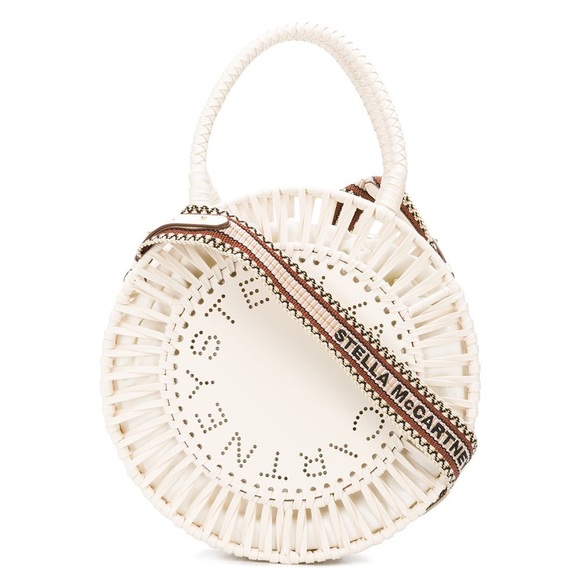 Stella McCartney Round Circle Leather Beach Vacation Bag Large